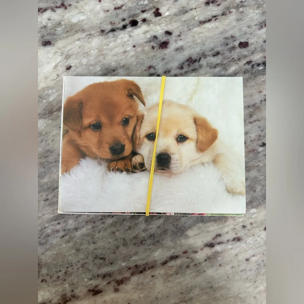 GREETING CARDS | Adorable Dogs & Puppies Set | 10 blank cards with envelopes